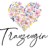 Blumen Herz - Trauzeugin - Personalisierbar