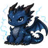 Blue Lightning Dragon