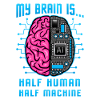 Graphique IA mi-humain mi-machine