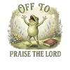 Louer le Seigneur Christ la Grenouille
