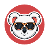 Koala Cool - Red Badge and Sunglasses