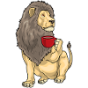 Tasse à café Lion