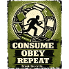 Consumption Cycle Street Art Motif