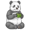 Tasse à café Panda