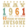 Légende de l’anniversaire de mai 1961