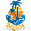 Beach Mode im Sommerurlaub tropisches Geschenk