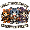 Chats Guerriers et Quêtes Secondaires Humour