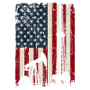 Patriotisches Ölfeld US-Flagge Roughneck