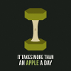 Affiche Apple Motivation Fitness