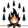Cozy Campfire Forest