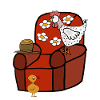 Funny Chickens After-Work Chicken