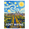 Fort Wayne, Indiana Starry Night