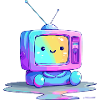 Rainbow TV Cuddly Toy