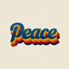 70s Peace Design