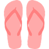 Bubblegum Pink Flip Flop Art