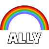 Ally Rainbow Pride  LGBT allyship