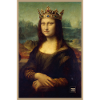 Crowned Mona Lisa, queen of museums
