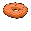 Bagel Humor Cartoon Tee