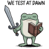Chevalier Grenouille de l’Aube : Épée & Livre