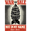 Money Rocket Anti War Poster