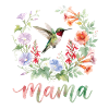 Ruby Throated Hummingbird Mama Mom