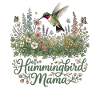 Ruby Throated Hummingbird Mama Mom