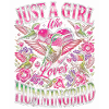 Girl Who Loves Ruby Throated Hummingbird