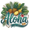 Aloha Pineapple Tropenstil