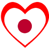 日本 ハート – 日本への愛