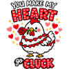 Poule Amoureuse Humour Saint-Valentin