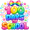 100 Jours d'École Arc-en-Ciel Magique