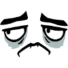 Grumpy sad disappointed face funny