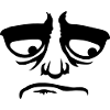 Grumpy sad disappointed face funny