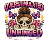 Overstimulated Unhinged Patch Skeleton Gift