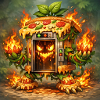 Pizza Fire Oven Monster