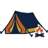Tent Campfire Camping Nature