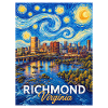 Richmond Starry Skyline Virginia