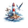 Mouette Ancre du Phare