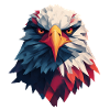 Aigle majestueux regard perçant