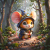 Shining Forest Mage Mouse