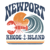 Newport Lobster Wave Retro