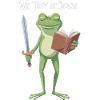Dawn Quest Frog with Book