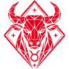 Geometric Bull – Stärke pur - Sternzeichen Stier