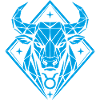 Geometric Bull – Stärke pur - Sternzeichen Stier