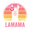 Lamama Llama Mom Mother Animal Lover