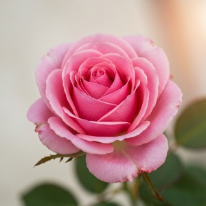 Pink Rose Square Tee Print