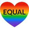 Equal Heart Rainbow Pride