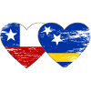 Chile_Curacao_Flagge_Herz_used