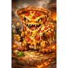 Cheese Pizza Monster