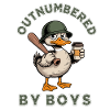Outnumbered by Boys Duck